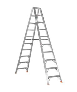 Aluminium Double-Sided A Shape Ladder 10 Steps (IDSL10)