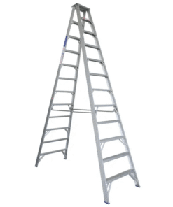 Aluminium Double-Sided A Shape Ladder 12 Steps (IDSL12)