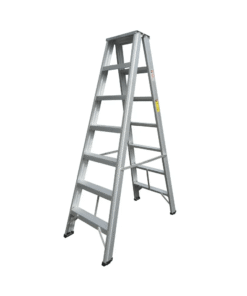 Aluminium Double-Sided A Shape Ladder 7 Steps (IDSL7)