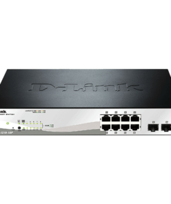 D‑Link DGS‑1210‑10P 8‑Port Gigabit Smart Managed PoE Switch with 2 Gigabit SFP Ports