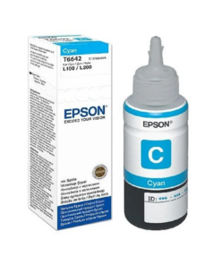 Epson T6642 Genuine Cyan Ink Bottle - 70ML (C13T6642A)