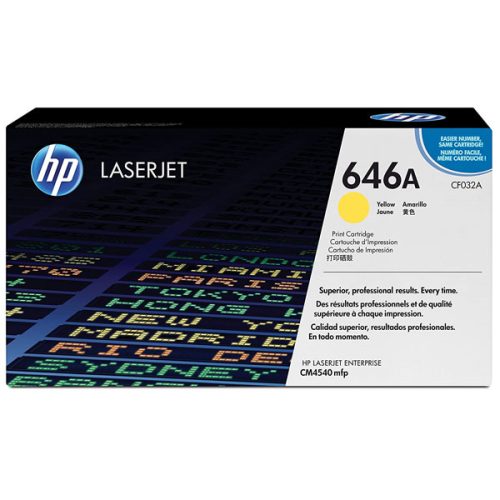 HP 646A Yellow Original LaserJet Toner Cartridge (CF032A)