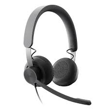 Logitech Zone Wired Headset with Noise‑Cancelling Mic (UC Version)