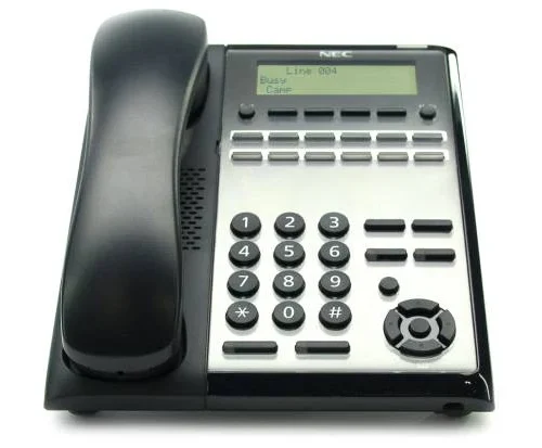 NEC  IP7WW-12TXH-B1 BE117451 12 Button Display Speaker Telephone Black  Console