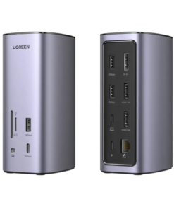 Ugreen 12-in-1 Fast Charge Universal Docking Station UG-90325 with Triple Display, USB-A, USB-C, HDMI, DisplayPort, Ethernet, and Audio Jack
