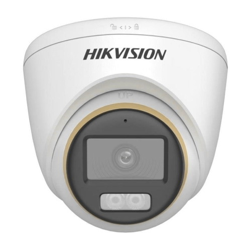Hikvision DS-2CE72DF3T-PIRXOS 2MP ColorVu PIR Siren Audio Turret CCTV Camera