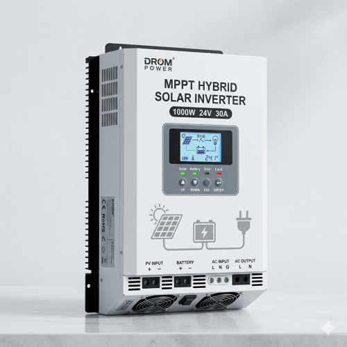 Drom Power MPPT Hybrid Solar Inverter 1000W 24V 30A