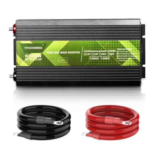 Drom Power Pure Sine Wave Inverter with AC Charger (Tower Type) 1500W 24V