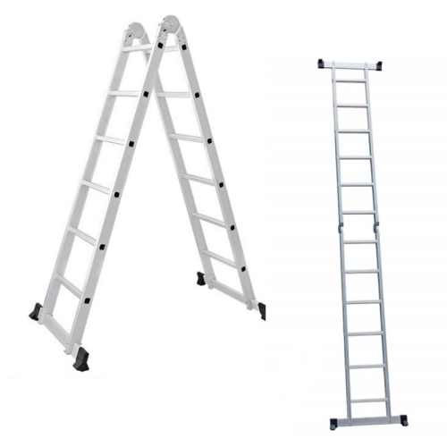 Fundi 2 x 7 Step Aluminium Folding Ladder FFL27