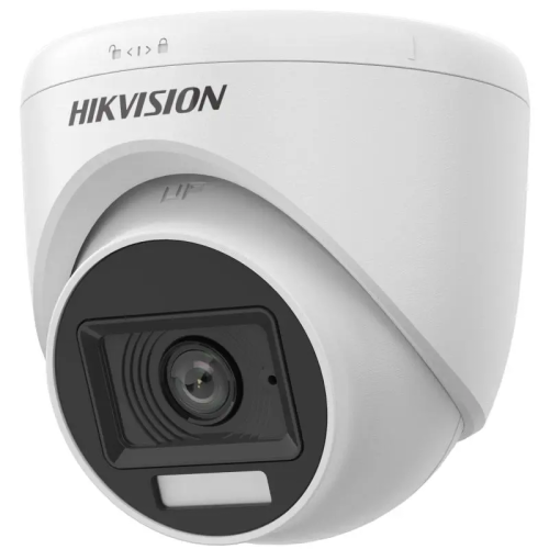 Hikvision DS-2CE76DF0T-LPFS-EC0 2MP ColorVu Smart Hybrid Light Indoor Turret CCTV Camera