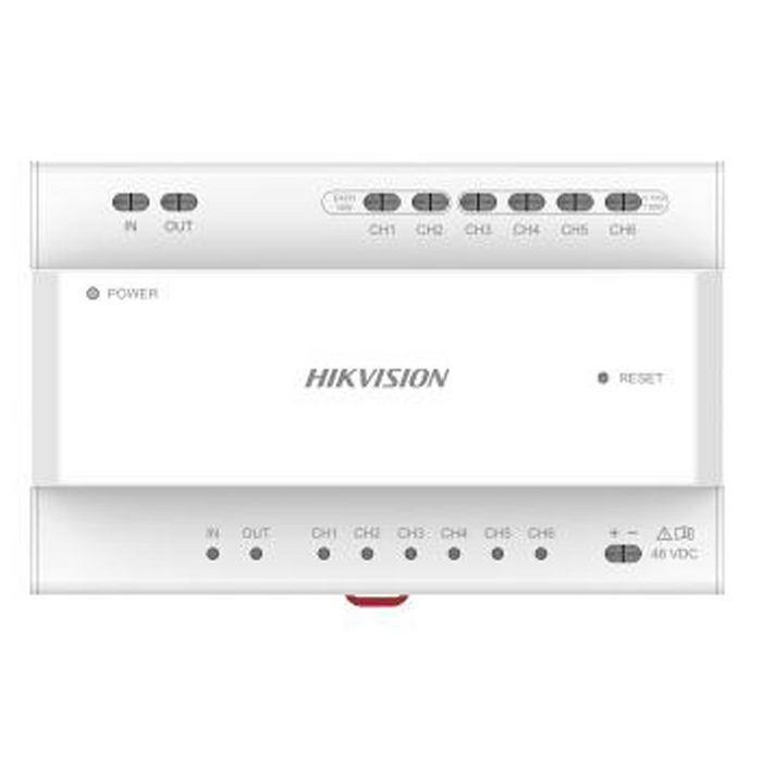 Hikvision DS-KAD612 Video-Audio Distributor (PoE Switch for Intercom Systems)