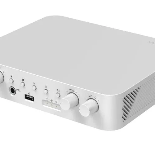 Hikvision DS-QAE0A60G1-VB 60W Analog 2-Zone Audio Amplifier with Bluetooth and USB Support