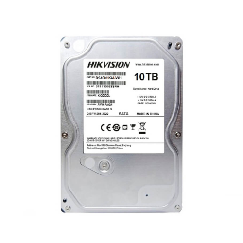 Hikvision DS100HKVAI-VX1 10TB AI Surveillance Hard Disk Drive for DVR and NVR Systems