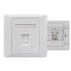 1 Port Network Face Plate