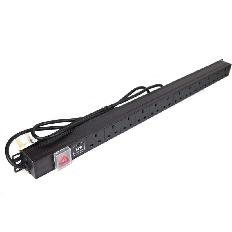 12-Way Power Distribution Unit (PDU) with UK Plug