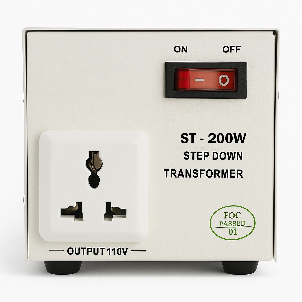 200W Step Down Transformer 220V to 110V Voltage Converter