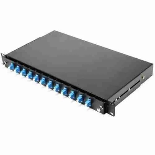 24 Port 1U LC/UPC Duplex MM Adapter Rack mount ODF