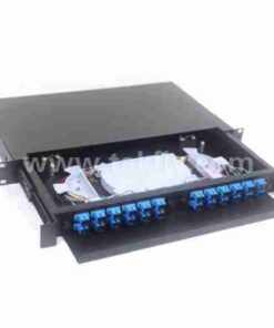 24 Port 1U SC/UPC Duplex MM Adapter Rack mount ODF