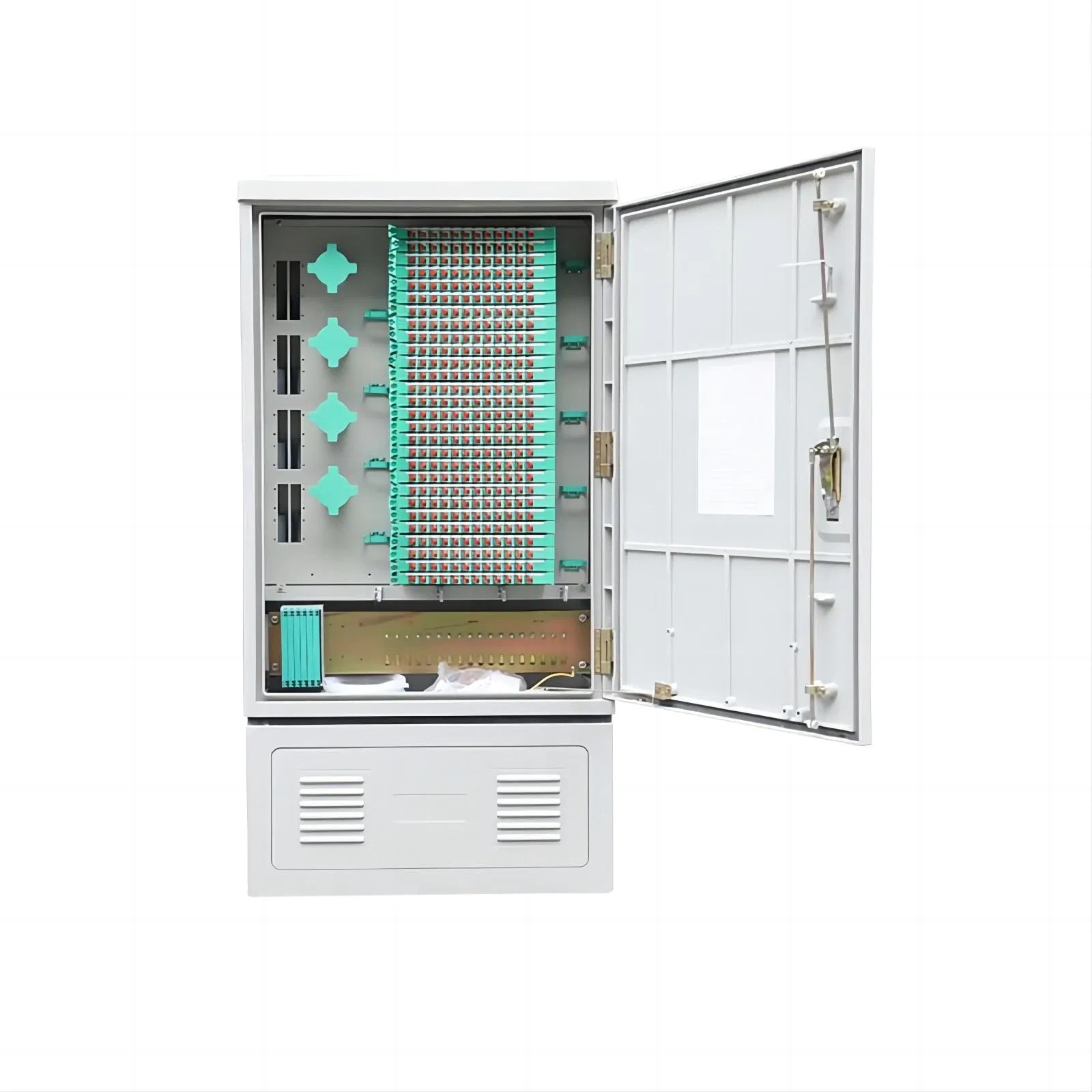 288 cores Pedestal mounted fiber distribution cabinet SC/APC connectors
