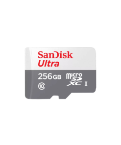 SanDisk 256GB Ultra microSDXC UHS-I Memory Card 100MB-s – SDSQUNR-256G-GN3MN – Grey