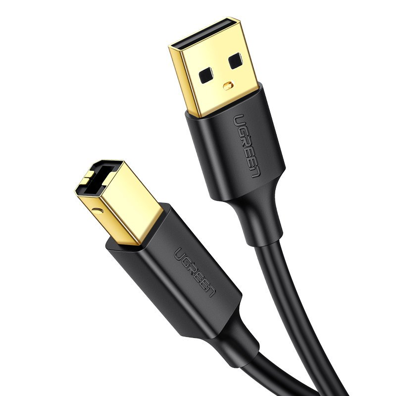 UGREEN USB 2.0 Type-A Male to Type-B Male Printer Cable 1.5m (Black)