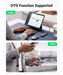 UGREEN USB-C to 4-Port USB 3.0 Hub (CM473, UG-20841) - Image 3