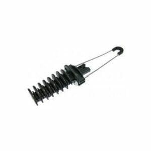 Aluminium anchoring clamp cable diameter 10.4mm breaking force 12kn