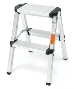 Aluminium Double Sided A Shape Step Stool Ladder 2 Steps (IDSL2)