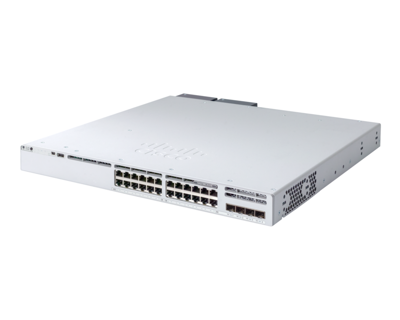 Cisco Systems Catalyst 9300L C9300L-24P-4G-E 24‑Port PoE+ Switch with 4×1G Uplinks, Network Essentials