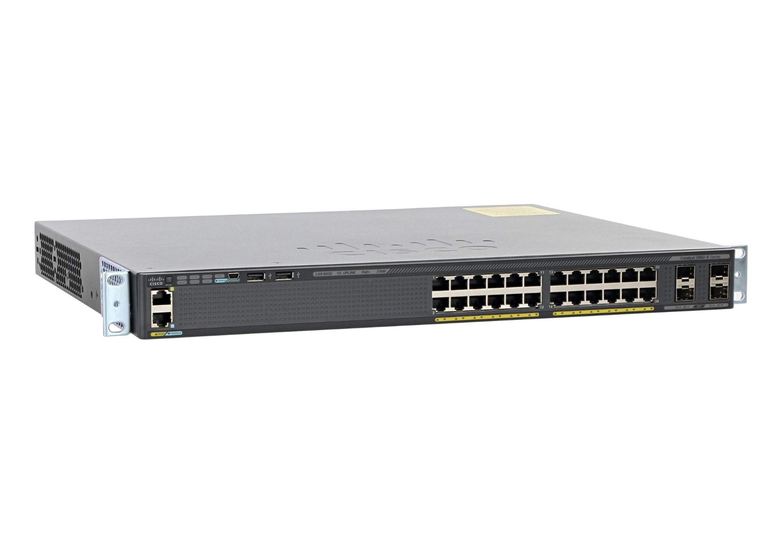 Cisco Systems Catalyst WS-C2960X-24PS-L 24-Port Gigabit PoE Switch