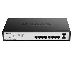 D‑Link DGS‑F1100‑10P 8‑Port Fast Ethernet Smart Managed PoE+ Switch