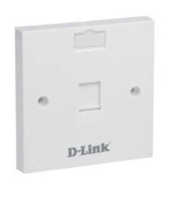 D‑Link Flat Faceplate Single
