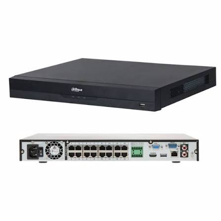 Dahua NVR4232-16P-EI 32-Channel 1U 16-PoE WizSense Network Video Recorder