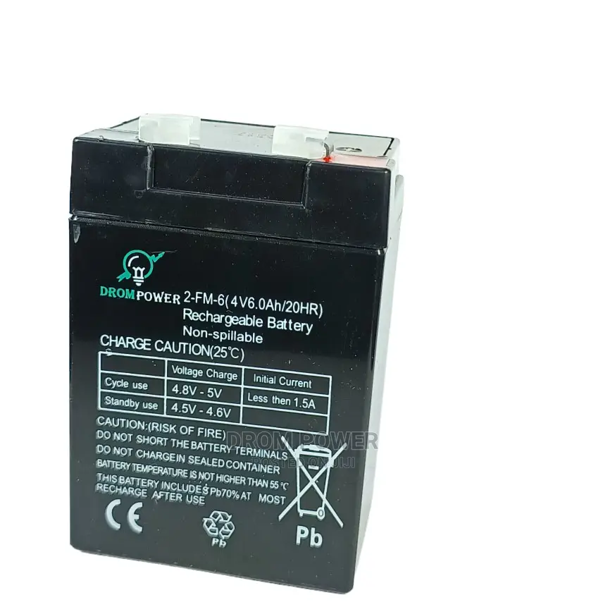 Drom 6V 3.4Ah Battery