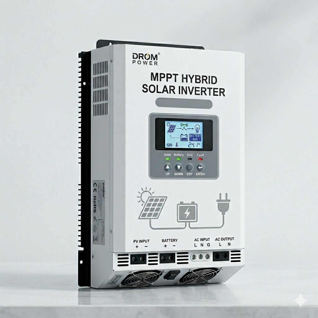 Drom Power MPPT Hybrid Solar Inverter 3000W 24V 60A
