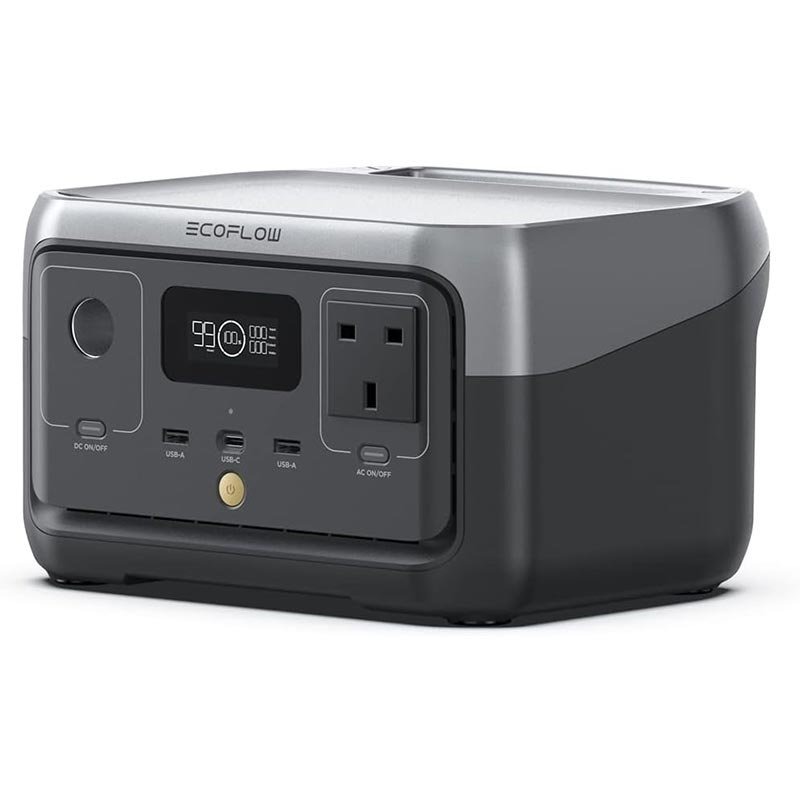 EcoFlow River 2 Portable Power Station (ZMR600-B-UK)