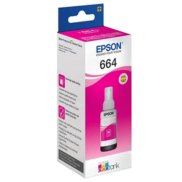 Epson T6643 Magenta Ink Cartridge - 70ml (C13T66434A)