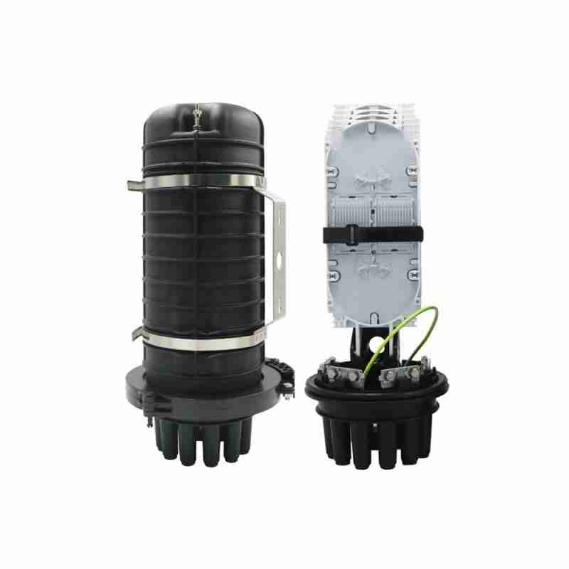 Fibre 12 Core Termination Box 455*240mm Aerial IP67 Heat Shrinkable Enteries – 3 IN 3 Out Closure