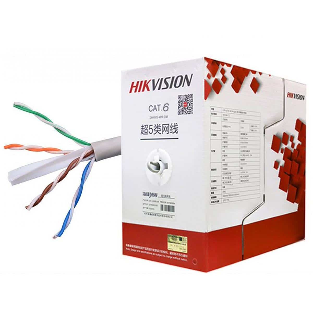 Hikvision Cat6 Indoor Pure Copper Ethernet Cable kenya