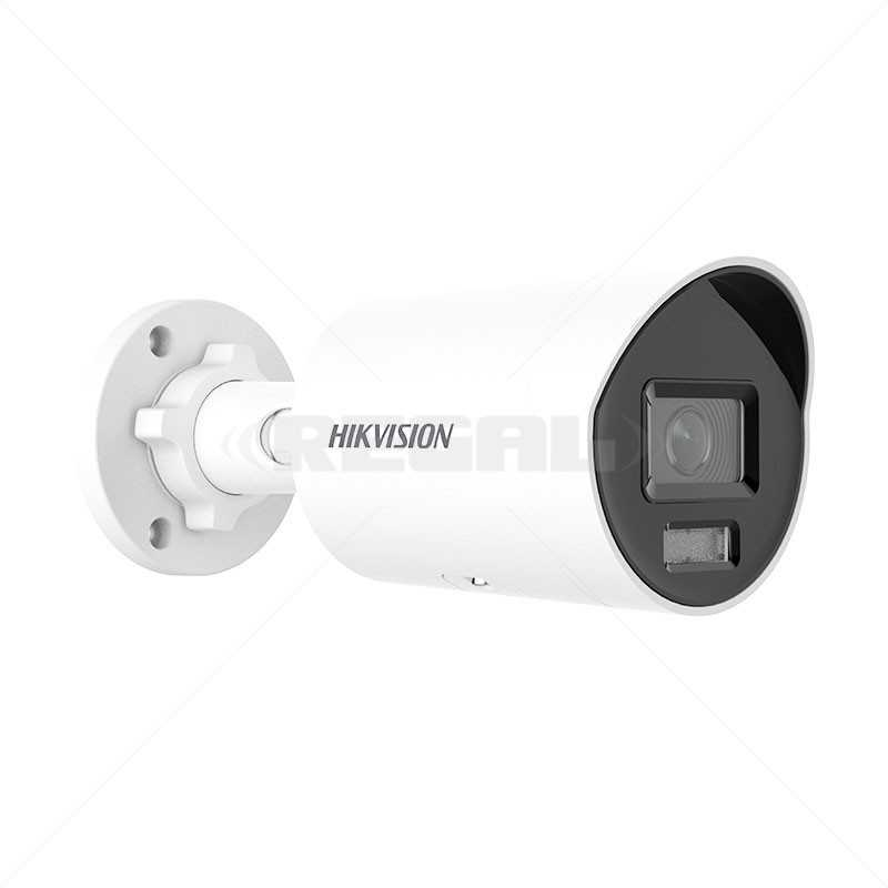 Hikvision DS-2CD2046G2-IU/SL 4MP AcuSense Strobe Light and Audio Warning Bullet IP Security Camera
