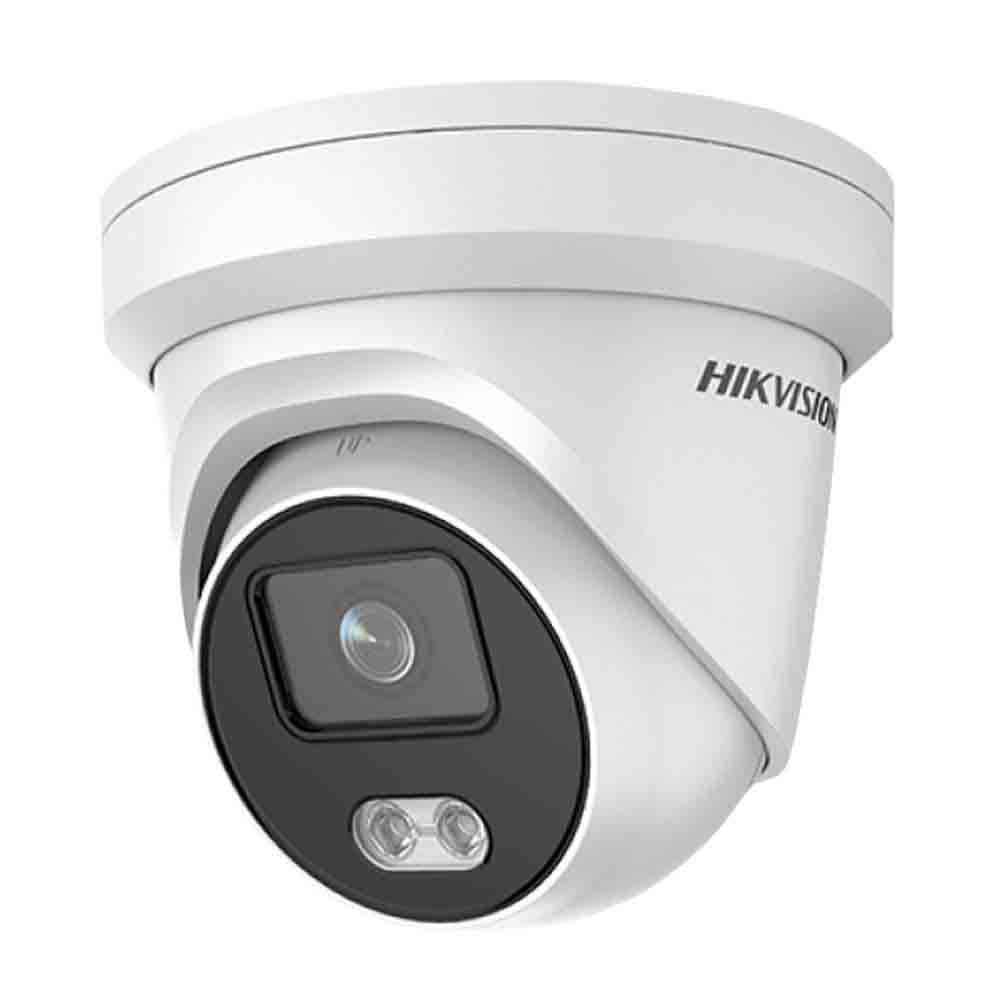Hikvision DS-2CD2347G3E-L 4MP ColorVu AcuSense Turret Network Camera with Smart White Light