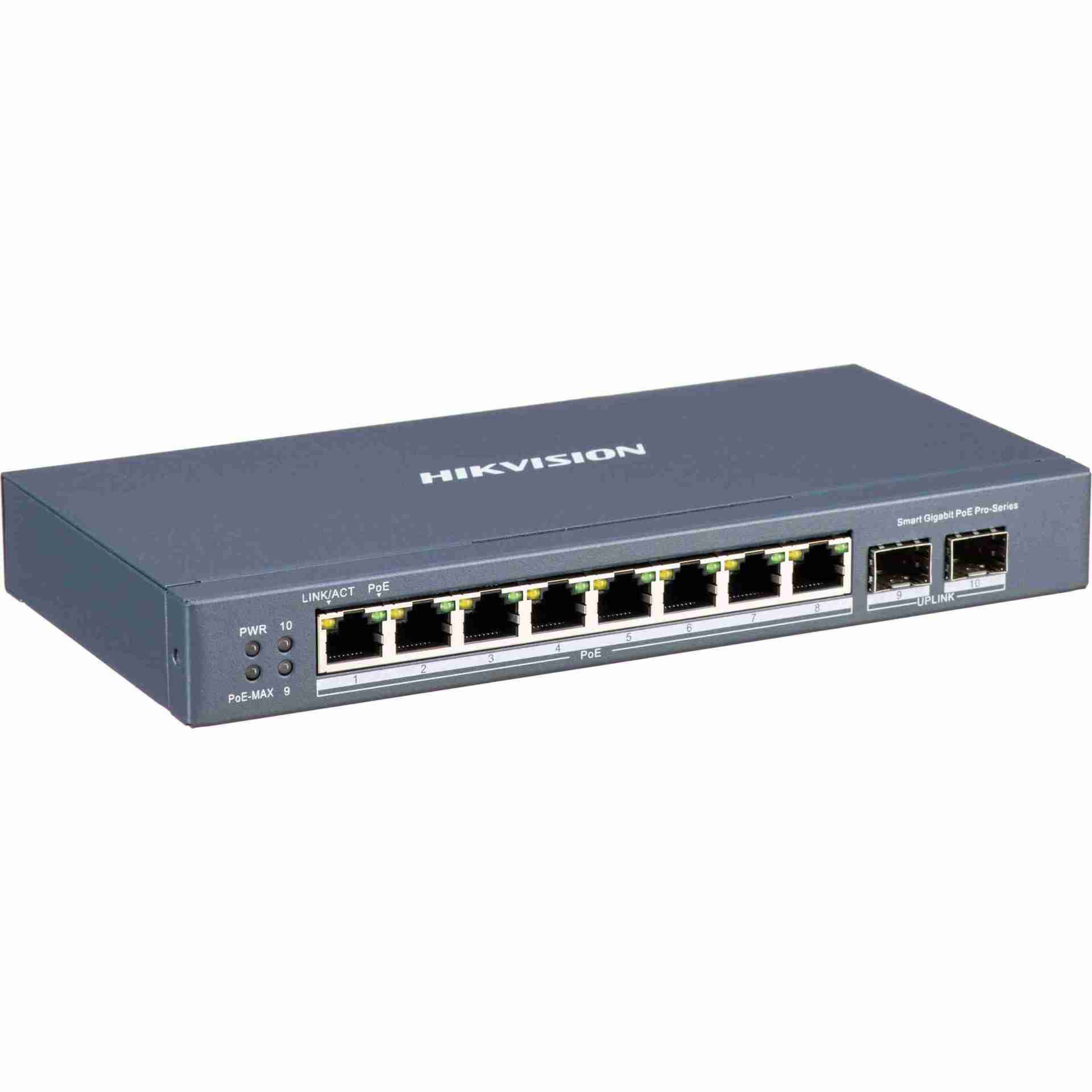 Hikvision DS-3E1310P-EI/M Smart Managed 8-Port PoE Switch