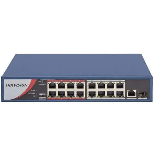 Hikvision DS-3E1518P-EI/M Smart Managed 16-Port Gigabit PoE Switch