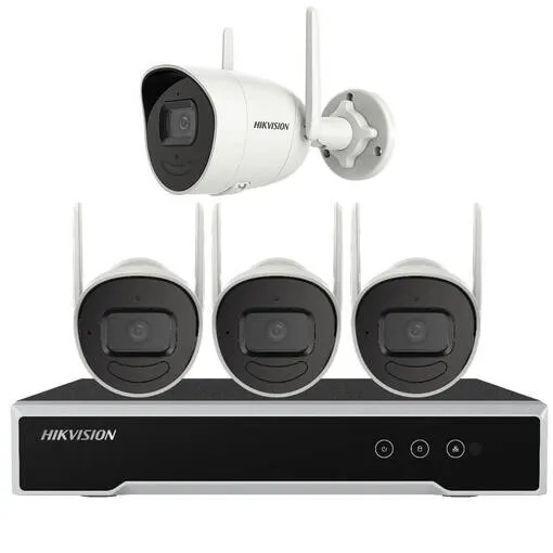 Hikvision DS-NK44W1H-1T(WD) 4-Channel 4MP Wireless NVR Kit with 1TB Hard Drive