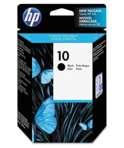 HP 10 Black Original Ink Cartridge, C4844A