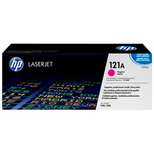 HP 121A Magenta Original LaserJet Toner Cartridge (C9703A)
