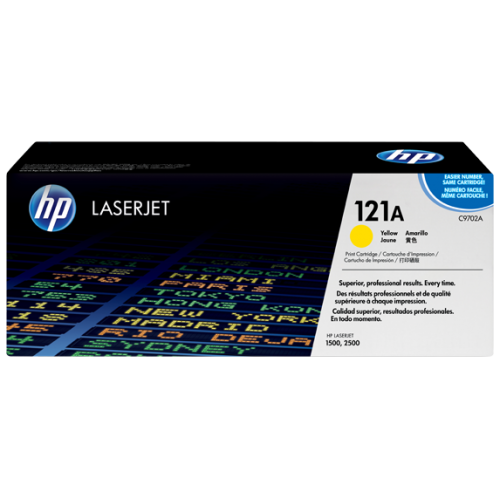 HP 121A Yellow Original LaserJet Toner Cartridge (C9702A)