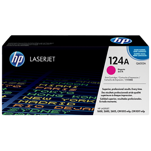 HP 124A Magenta (Q6003A) Original LaserJet Toner Cartridge