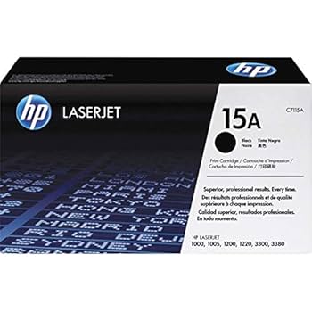 HP 15A Black Original LaserJet Toner Cartridge (C7115A)