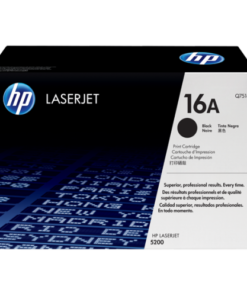 HP 16A Black Original LaserJet Toner Cartridge, Q7516A